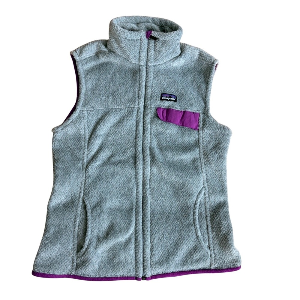 Patagonia Womens Re-Tool‎ Vest Size M Full Zip Gorpcore Outdoors Athleisure Gray